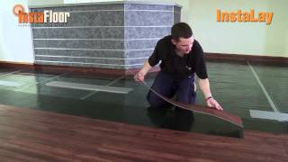 LVT installation using InstaLay selfadhesive acoustic underlay loose laid [upl. by Birdie]