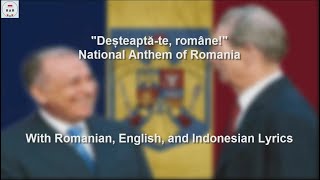 Deșteaptă Te Române  National Anthem of Romania 1989    With Lyrics [upl. by Lleynad]