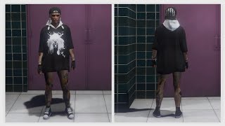 OUTFIT MUJER GTA 5 SIN TRANSFERENCIA ❤️💪👍 [upl. by Fidole]