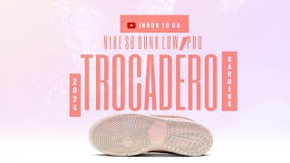 TROCADÉRO GARDENS 2024 Nike SB Dunk Low Pro DETAILED LOOK  RELEASE INFO [upl. by Jotham]