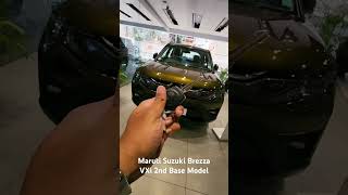 New Maruti Suzuki Brezza 2024 VXi 2nd Base Model with OnRoad price list 🔥 [upl. by Yorgos563]