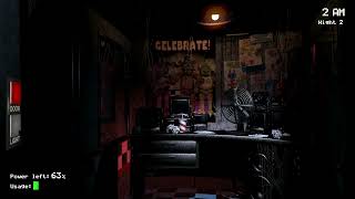 Fnaf 1 night 2 because i forgot to record night 1 [upl. by Easlehc567]