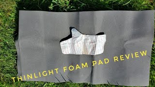 Gossamer Gear Thinlight Foam Pad Review [upl. by Boarer191]