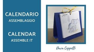 calendario da stampare tutorial [upl. by Oiludbo]