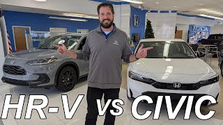 Choosing Between Honda Civic Hatchback and HRV Key Differences Explained [upl. by Feetal998]