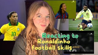 reacting to Ronaldinho footballs greatest entertainment [upl. by Amoakuh]