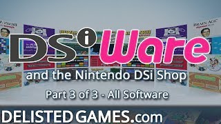 Nintendo DSi Shop All DSiWare Titles Pt 3 of 3  DelistedGamescom [upl. by Winser835]