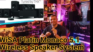 WiSA Platin Monaco 51 Wireless THX Axiim Sound System  Unboxing amp Set Up for 2020 LG C10 OLED TV [upl. by Sessilu]