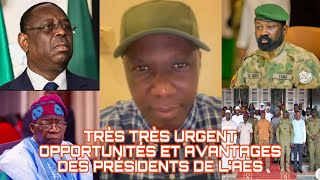 Sékou Tounkara  Tres tres urgent Les opportunités et avantages des presidents de lAES [upl. by Dihahs526]