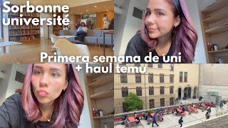 VLOG Sorbonne Université HAUL de regreso a clases amigos etc  Viviendo sola en Paris 🏫🖇️🤍 [upl. by Ahiel]