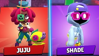 Brawl Talk 🔥 2 YENİ KARAKTER JUJU ve SHADE  ÜCRETSİZ EDGAR Mortis KOSTÜMLERİ VEE  Brawl Stars [upl. by Enyallij]