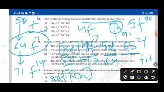 classification of elements and periodicity in properties class 11  Revision [upl. by Haelahk46]