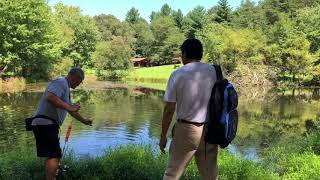 Fishing Southern Maryland Calvert Cliffs Park 82418 [upl. by Nrojb973]