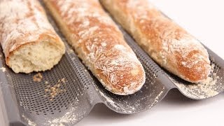 Homemade Baguette Recipe  Laura Vitale  Laura in the Kitchen Episode 713 [upl. by Aviv634]