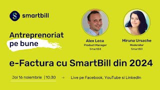 AntreprenoriatPeBune S01E07  eFactura cu SmartBill din 2024 [upl. by Nivar]