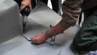 Manual roof welding with HERZ RiON Digital Hot Air Tool [upl. by Noraj]