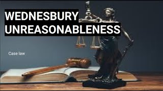 WEDNESBURY UNREASONABLENESS [upl. by Draper]