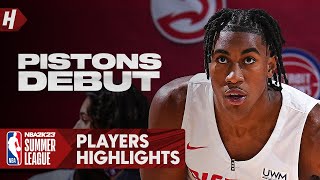 Jaden Ivey PISTONS DEBUT 20 PTS 6 AST 6 REB Full Highlights 🔥 [upl. by Enyalahs]