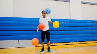 Zailas Super Advanced Dribbling Drills Part 2 11yearsold Basketballasart [upl. by Tews]