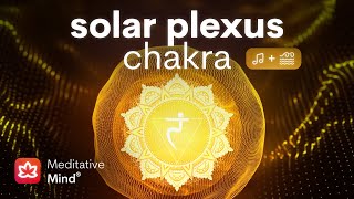 SOLAR PLEXUS CHAKRA Healing Vibrational Sound Bath w Ocean Sounds  7 Chakras Meditation Music [upl. by Ennaegroeg576]