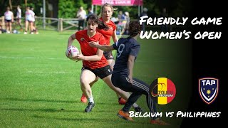 Belgium vs Philippines  Womens Open  Friendly game [upl. by Fahy]