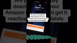 Reactivate Your Amazon Flex Account reactivate deactivate amazonflex amazonflexdriver waitlist [upl. by Ruiz542]