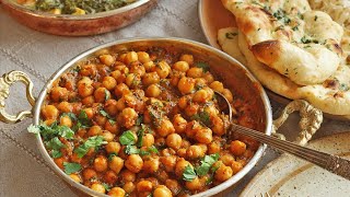 Chana Masala Recipe • Chickpea Curry Recipe • Chole Bhature Recipe • How To Make Chickpeas Recipe [upl. by Saimerej]