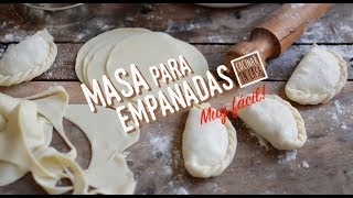 Receta de masa para empanadas  Masa casera para empanadas [upl. by Cowen]