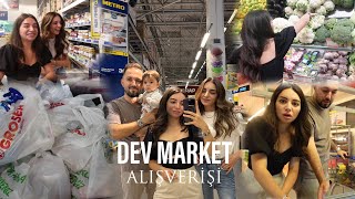 DEV MARKET ALIÅžVERÄ°ÅžÄ° VLOGðŸ›’  YENÄ° EVÄ°N Ä°LK ALIÅžVERÄ°ÅžÄ°  NE KADAR TUTTU  DUHAN KENDÄ°NÄ° KAYBETTÄ° [upl. by Salman]