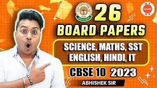 All 26 Previous Year Question Papers of CBSE Class 10 20222023 Board Exam  FREE DOWNLOAD [upl. by Aratal]