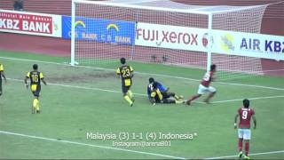 SEA Games 2013 Semi Final  Malaysia 3 11 4 Indonesia [upl. by Agarhs321]