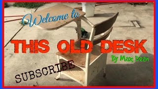 Old School Desk Refinish Project time lapse by Max Dean [upl. by Divod]