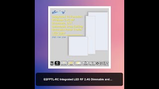 EEFPTLRC Integrated LED RF 24G Dimmable and CCT Selectable Drop Ceiling Ultrathin Aluminum Fi [upl. by Naillimixam772]