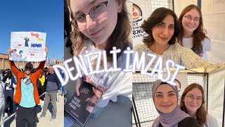 Denizli kitap fuarı Nagihan Kabal ve Zeynep Sey imza günü🫶🏻 [upl. by Eliga]