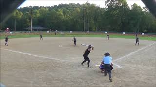 Explosive Fastpitch 18u Black vs Diamond Elite Softball [upl. by Niamrahc]