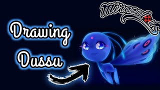 Drawing Dussu  shorts  miraculousladybug  kwami [upl. by Funch]