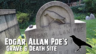 Edgar Allan Poe’s Grave amp Death Site  Baltimore Maryland [upl. by Vern732]