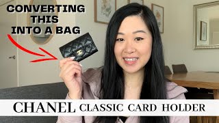 CHANEL CLASSIC CARD HOLDER  CARD WALLET  REVIEW WEAR amp TEAR WHAT FITS INSIDE amp STYLING [upl. by Aklog203]