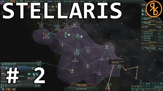 Stellaris 21  2  Fighting Pirates With Amoeba [upl. by Acirederf7]