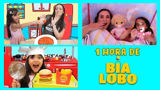 BIA LOBO 1 HORA DE VIDEO COM MAMÃE [upl. by Acireed]