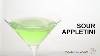 Sour Appletini Recipe [upl. by Emerick878]