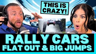 THE CARS ARE INSANE AND THE DRIVING IS TOO WRC Rally  FLAT OUT amp BIG JUMPS first time reaction [upl. by Penhall]