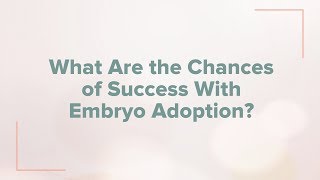 FAQs What are the Chances of Success with Embryo Adoption [upl. by Pavia589]