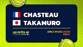 Les Petits As 2024  Girls Wheelchair Final  Ksenia CHASTEAU vs Yuma TAKAMURO [upl. by Josepha]