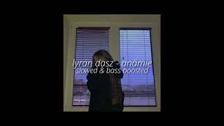 ✧ lyran dasz  anämie slowed  bass boosted [upl. by Nessim61]