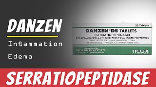 Serratiopeptidase Drug For Inflammation amp Edema  Indications  Contraindications  Side Effects [upl. by Yanffit]