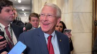 RAW Republican Sen Roger Wicker reacts after meeting Defense Secretary nominee Pete Hegseth [upl. by Rosy]