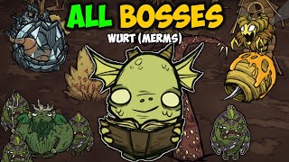 Defeating ALL Bosses with Merms Wurt [upl. by Rorke152]