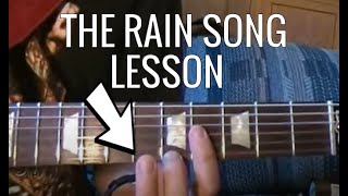 The Rain Song  Led Zeppelin  Guitar Lesson [upl. by Aikit559]