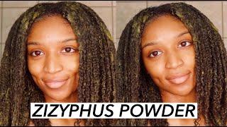 My FIRST TIME Trying Out Organic ZIZYPHUS Powder 👀 ft Henna Sooq  Triniti Alysse [upl. by Sarajane]